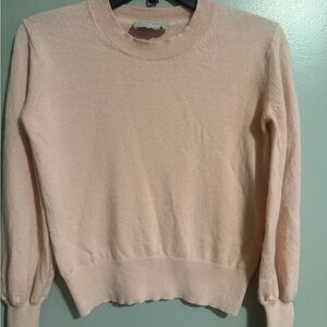 Everlane Cashmere Sweater Womens Classic Crewneck Pullover Blush Pink XS
